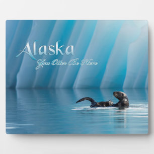 Alaska-You Otter ben hier Fotoplaat