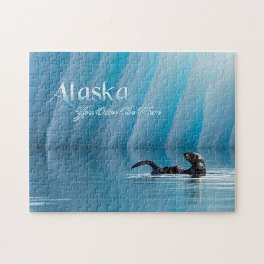 Alaska-You Otter ben hier Legpuzzel (Horizontaal)
