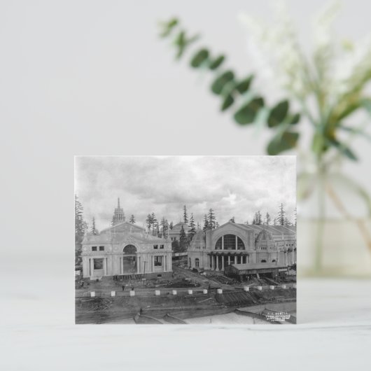 Alaska-Yukon-Pacific Exposition 1908  Briefkaart (Staand voorkant)