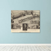 Alaska-Yukon Pacific Exposition, Seattle, 1909 Canvas Afdruk (Insitu (Houten vloer))