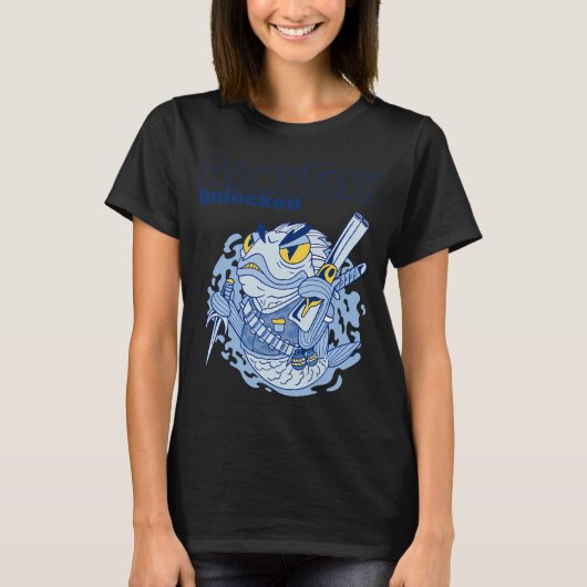 Alaska zalm vissen t-shirt (Voorkant)