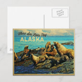 Alaska Zee Lions Briefkaart (Voorkant / Achterkant)