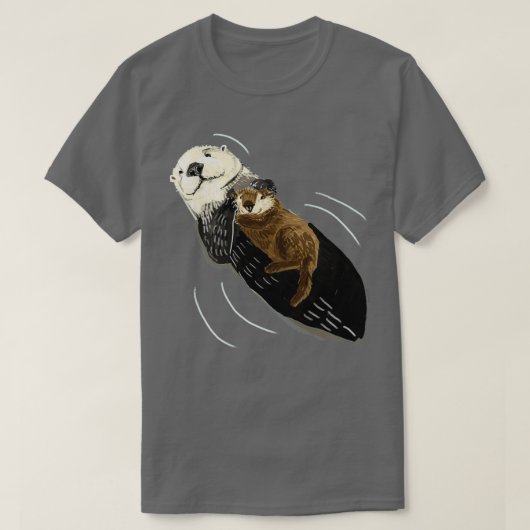 Alaska zee otter t-shirt (Design voorkant)