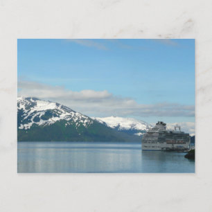 Alaskaanse cruise vakantie reis fotografie briefkaart