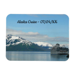 Alaskaanse cruise vakantie reis fotografie magneet