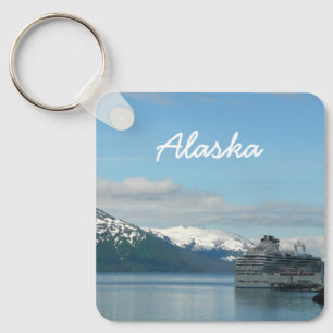 Alaskaanse cruise vakantie reis fotografie sleutelhanger