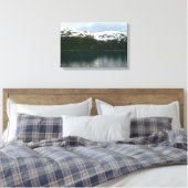 Alaskaanse kust bij schemering canvas afdruk (Insitu (Slaapkamer))