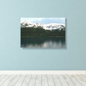 Alaskaanse kust bij schemering canvas afdruk (Insitu (Houten vloer))