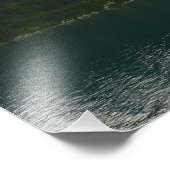 Alaskaanse kust bij schemering foto afdruk (Hoek)