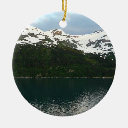 Alaskaanse kust bij schemering keramisch ornament (Voorkant)