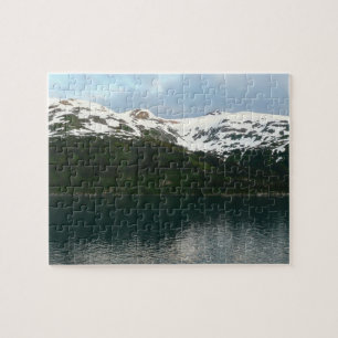 Alaskaanse kust bij schemering legpuzzel