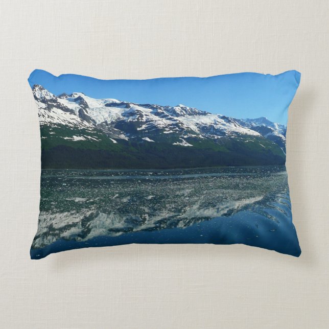 Alaskaanse Kustlijn Mooie Natuurfotografie Decoratief Kussen (Voorkant)