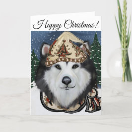 Alaskaanse Malamute Bedankkaart