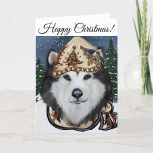 Alaskaanse Malamute Bedankkaart