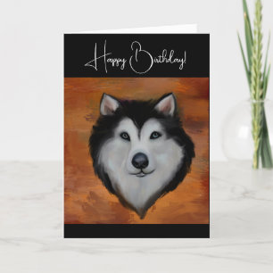 Alaskaanse Malamute Bedankkaart