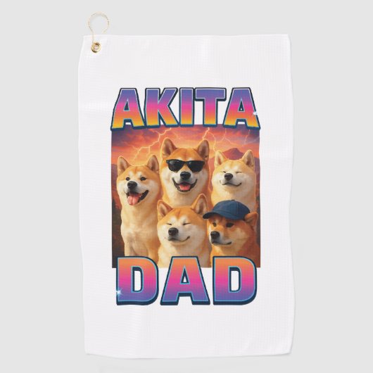 Alaskaanse Malamute Golfhanddoek (Voorkant)