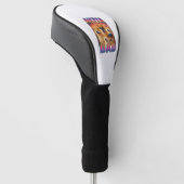 Alaskaanse Malamute Golfheadcover (Schuin)