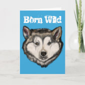 Alaskaanse Malamute Kaart (Voorkant)