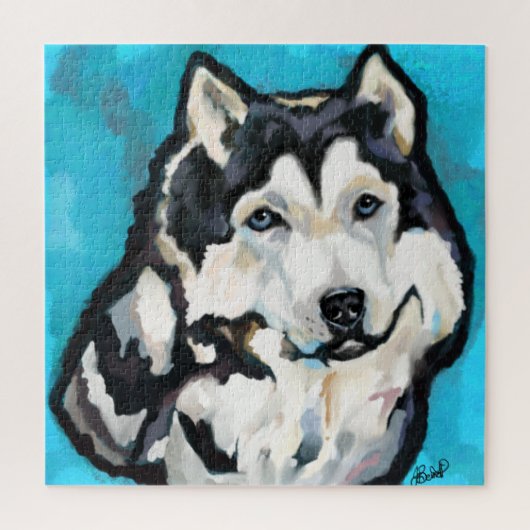 Alaskaanse Malamute Legpuzzel (Verticaal)