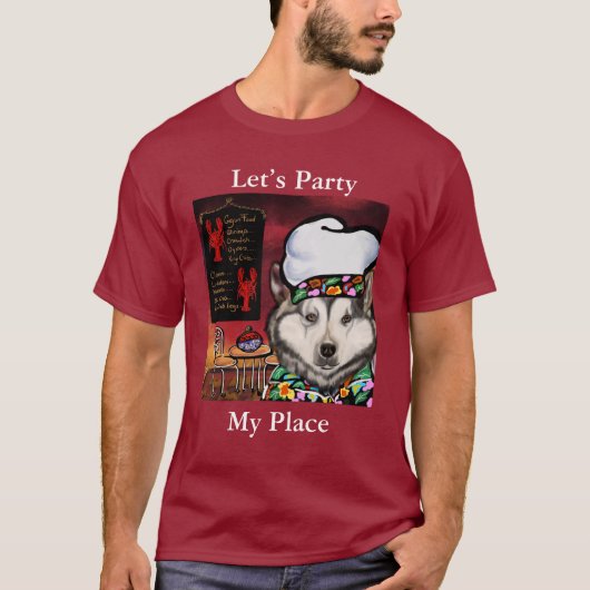 Alaskaanse Malamute T-shirt (Voorkant)