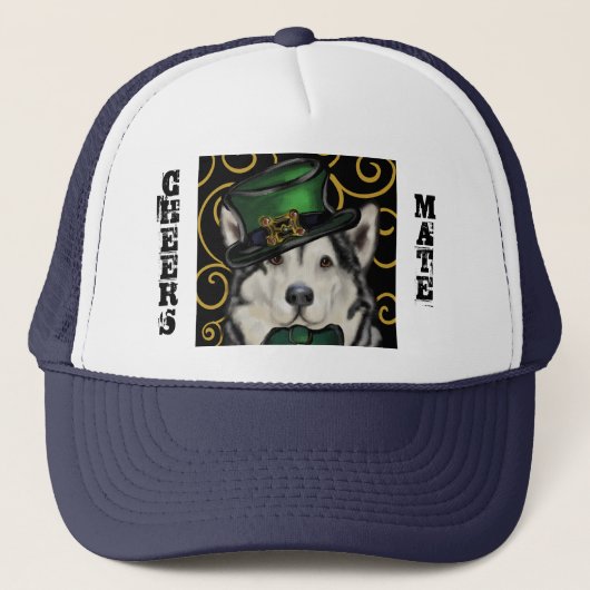 Alaskaanse Malamute Trucker Pet (Voorkant)