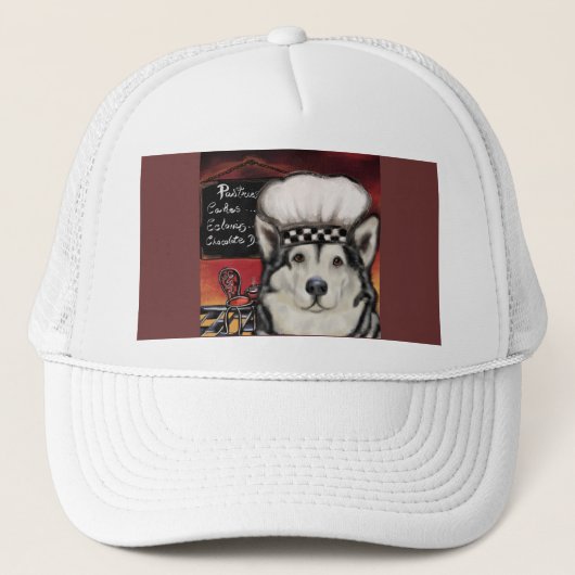 Alaskaanse Malamute Trucker Pet (Voorkant)