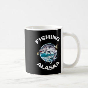 Alaskaanse Vis Alaska's Wilde Zalm Souvenir Vissen Koffiemok