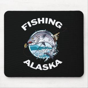 Alaskaanse Vis Alaska's Wilde Zalm Souvenir Vissen Muismat