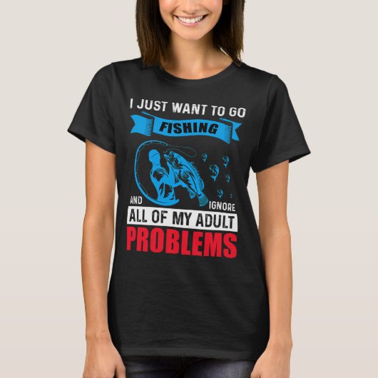 Alaskaanse visvrouw t-shirt (Voorkant)