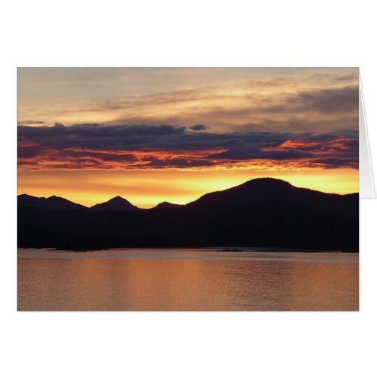 Alaskaanse Zonsondergang I Mooie Alaska-fotografie (Voorkant Horizontaal)
