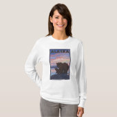 AlaskaBear en Cub T-shirt (Voorkant volledig)