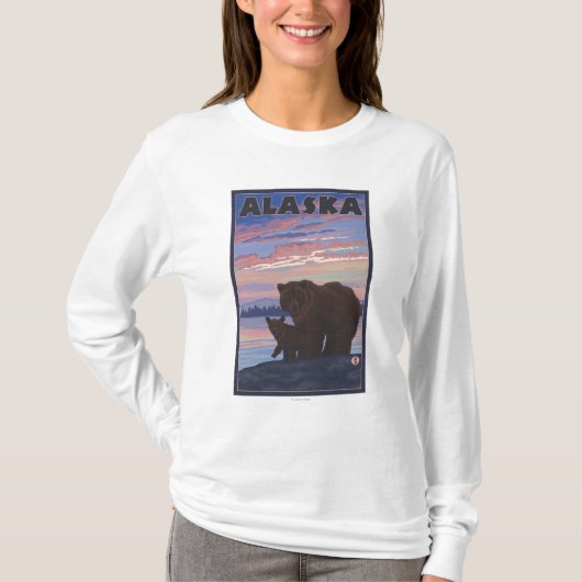 AlaskaBear en Cub T-shirt (Voorkant)