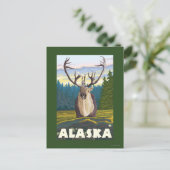 AlaskaCariou in de Wilde Vintage Revel Briefkaart (Staand voorkant)