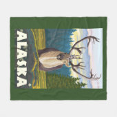 AlaskaCariou in de Wilde Vintage Revel Fleece Deken (Voorkant (Horizontaal))