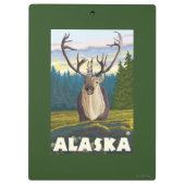 AlaskaCariou in de Wilde Vintage Revel Klembord (Achterkant)