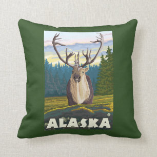 AlaskaCariou in de Wilde Vintage Revel Kussen