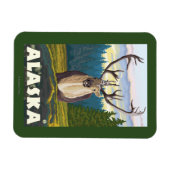 AlaskaCariou in de Wilde Vintage Revel Magneet (Horizontaal)