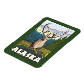 AlaskaCariou in de Wilde Vintage Revel Magneet (Linkerzijde)