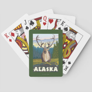 AlaskaCariou in de Wilde Vintage Revel Pokerkaarten