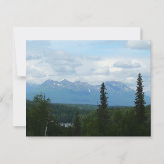 Alaskagebergte panorama fotografie (Voorkant)