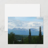 Alaskagebergte panorama fotografie (Voorkant / Achterkant)