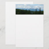 Alaskagebergte panorama fotografie briefpapier (Voorkant / Achterkant)