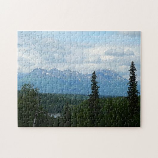 Alaskagebergte panorama fotografie legpuzzel (Horizontaal)