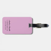 AlaskaIceberg Vintage Travel Poster Bagagelabel (Achterkant horizontaal)