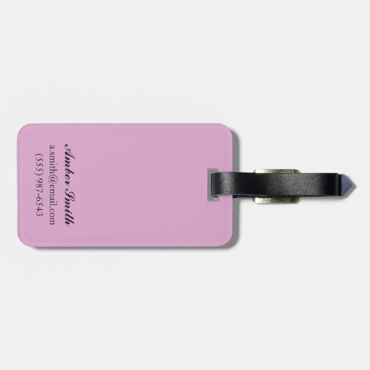 AlaskaIceberg Vintage Travel Poster Bagagelabel (Achterkant horizontaal)