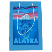 AlaskaIceberg Vintage Travel Poster Medium Cadeauzakje (Voorkant)