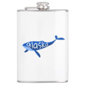 Alaskakwalvis Heupfles (Voorkant)