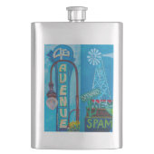 Alaskan 4th Ave. & Spenard Flask Flacon (Voorkant)