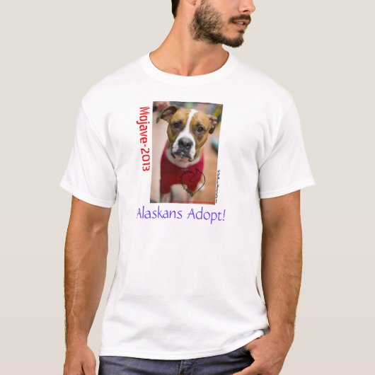 Alaskan adopt! Mojave 2013 T-shirt (Voorkant)