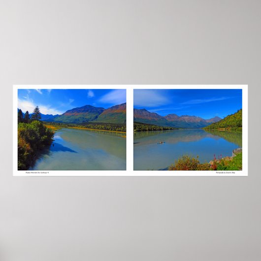 Alaskan Adventure Duo - Landschap #2 Poster (Voorkant)